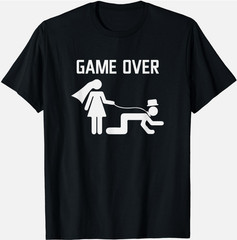 Funny Bride Groom Wedding Bachelor Bachelorette Party Unisex T-Shirt