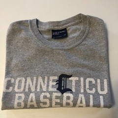 MV SPORT Connecticut Baseball Graphic T-Shirt M Heather Gray Minor League 2016
