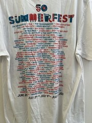 Summerfest 50 Milwaukee 2017 Unisex White T Shirt Size S