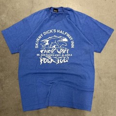 Vtg 90s Skinny Dick’s Halfway Inn Shirt Alaska Single Stitch Size Large