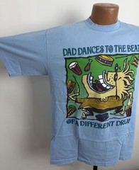 Vintage Dad T-shirt Mens Large Tight Fit 90s Funny Dad Shirt Fathers Day Humor