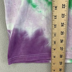 Chinatown Market T-Shirt Mens Medium Tie Dye Floral Spell-Out Logo Graphic Tee