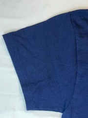 Soffe Navy Blue Short Sleeve BLANK T-Shirt – Cotton – Large – Made in USA