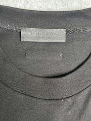 Fear of God Essentials University Logo T-shirt Black Mens Size XL Brand NEW! NWT