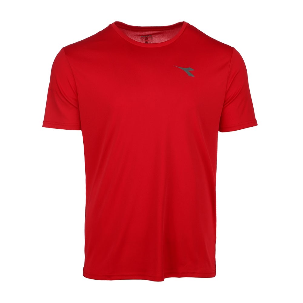 diadora Run Crew Neck Short Sleeve Athletic T-Shirt Mens Size S Casual Tops 180