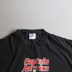 Vintage 2002 Marvel Graphitti Designs Captain America Promo Shirt Comic Book XL