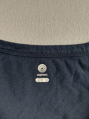 Lapasa Men Undershirt L Navy Blue Logo Crew Neck Sleeveless Pullover Tank Wear