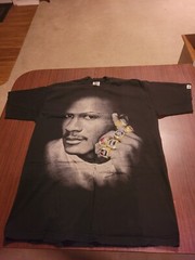 Rare Vtg Michael Jordan T-shirt 3xl Big & Tall Basketball Hip Hop Og Bling