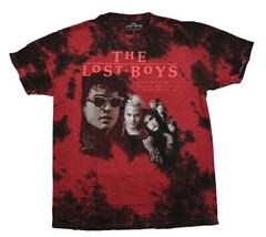 The Lost Boys Mens T-shirt – Movie Poster Cast Tie Dye