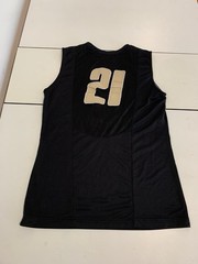 Nike New Iberia High Basketball Jersey XL Black Yellow Jackets Louisiana Sports