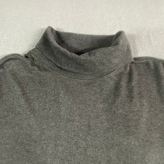Roundtree & Yorke Mens XL Seamless Neck Turtleneck Shirt Long Sleeve Grey New
