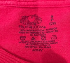 6 Men’s Fruit of the Loom Size Small Tucked Crew T-Shirts Assorted Colors