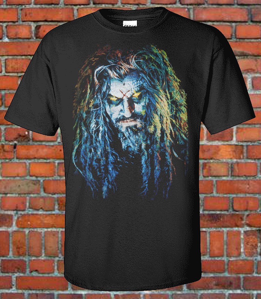 Rob Zombie Horror Graphic T-Shirt Heavy Metal Rock Band Unisex Tee