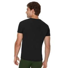Hanes 6-Pack Pocket Tee Men’s T-Shirt Soft and Breathable Black/Grey