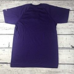 VTG BIKE Athletic Purple T-Shirt SZ L Single Stitch 2 button Shirt Sleeve