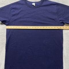 3sixteen Shirt Mens Large Blue Indigo Navy Heavyweight Tee Crew Neck Made In USA