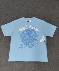 Sp5der OG Web V2 Tee Cyan Men’s