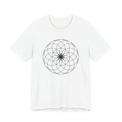 Lotus Of Life Sacred Geometry T-Shirt | Geometric Design Unisex Tee Shirt