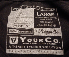 Unisex Lg Party Rotten Rebels ROT Black Graphic T Shirt