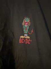 Vintage AC / DC Angus Young Tour Men’s XL Black Concert T-Shirt