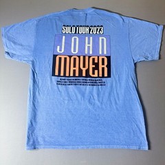 John Mayer Solo Tour 2023 Official Concert Merch T-Shirt