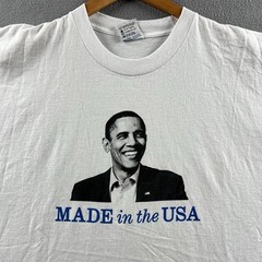 Vintage Barack Obama Shirt Mens XL White Birth Certificate President Y2K RARE