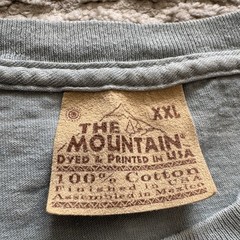 Vintage 2004 The Mountain Butterfly Tee Tie Dye Womens XXL Nature Leather Tag US