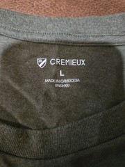 NWT Cremieux Men’s Long Sleeve Tee Green Size L Large Cotton Spandex Blend