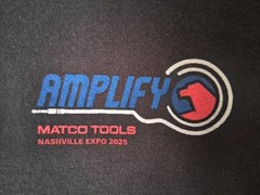 Matco Tools Amplify Guitar Double Sided Tee Size XL Graphic Print Nashville Auto