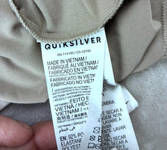 Quicksilver Surf Co. Since 69 Men’s S Tshirt Soft Polyester Cotton Feel Tan