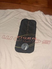 Cream Nike 90s Tiger Woods back graphic tee men’s L Made in USA