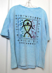 Vintage 90’s Men’s Cal Cru Top MAUI HAWAII Blue Size XL Guava Beach READ