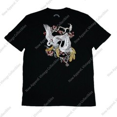 MAXI MILIAN Men’s Size L Fashion T-Shirt w/Graphic Embroidery, Short Sleeve Tee