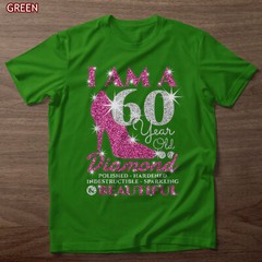 I Am A 60 Year Old Diamond, Womens 60th Birthday T-Shirt, Gift For Girl, Women