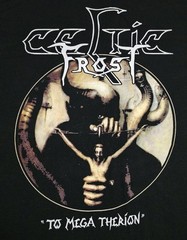 Celtic Frost To Mega Therion Shirt Sz L Black Metal Thrash Bathory