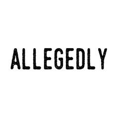 “Allegedly” Screen printed 100% cotton T-shirt hand made California Size M