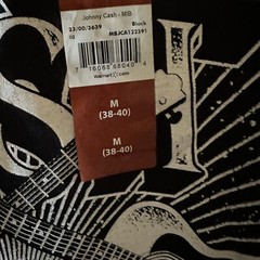 Johnny Cash Rock T-Shirt Size Medium, The Man in Black Shirt, Walmart T-Shirt