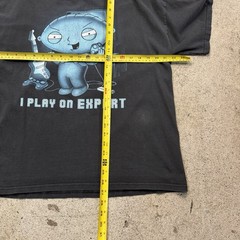 Vintage Y2K 2000s Family Guy Stewie 2009 Play On Expert Size XL Shirt Faded