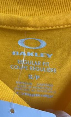 OAKLEY t shirt SMALL brand new bright orange/yellow vault exclusive Ohydrolix