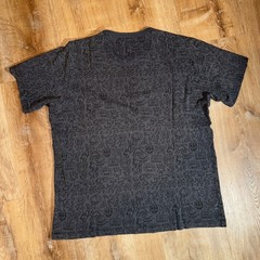 Keith Haring SprzNY All Over Print Detail Classic Gray Tee Shirt Characters Face