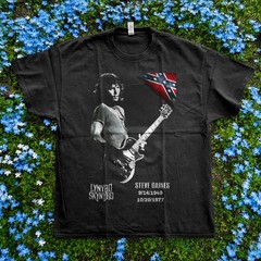 Lynyrd Skynyrd Steve Gaines Tribute Retro Black Unisex T-Shirt Size S-5XL