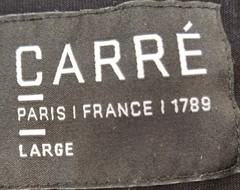 Mens Carre black and yellow muscle tee tank size large streetwear athleisure