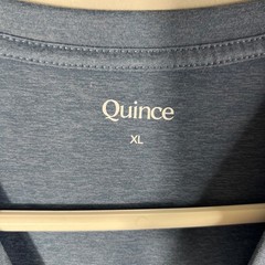 Mens Quince Flowknit Breeze Performance Tee Shirt Heather Dewstone Blue XL NWOT