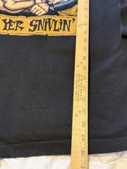 90’s Bad Boy Club – Quit Yer Snivlin’- Bold Graphic Long Sleeve T Shirt XL Black