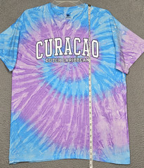 NWOT – Curacao Dutch Caribbean Colorful Tie Dye T-Shirt – Men’s L – Beach Island