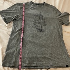 rei co-op Men’s Large Heather Green Graphic Cactus Tee Performance Shirt