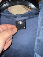 (Brand New) Kith X Calvin Klein Terry Robe – Dk Indigo – Sz Large