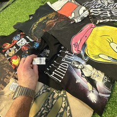 Vintage Y2K Emo 2000s shirt lot Cartoon 90s Retro T-shirt Bulk Mixed Lot Of 10
