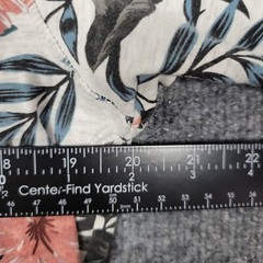 FREE PLANET Hibiscus Floral Organic Cotton Short Sleeve Tee Shirt SIZE MEDIUM