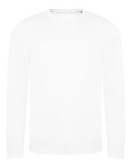 Mens Long Sleeve Polyester T Shirt Cool Quick Dry Wicking Training Top AWDis